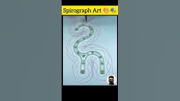 SPIROGRAPH patterns come to LIFE! #shorts #asmr #spirograph #satisfying #art #diy