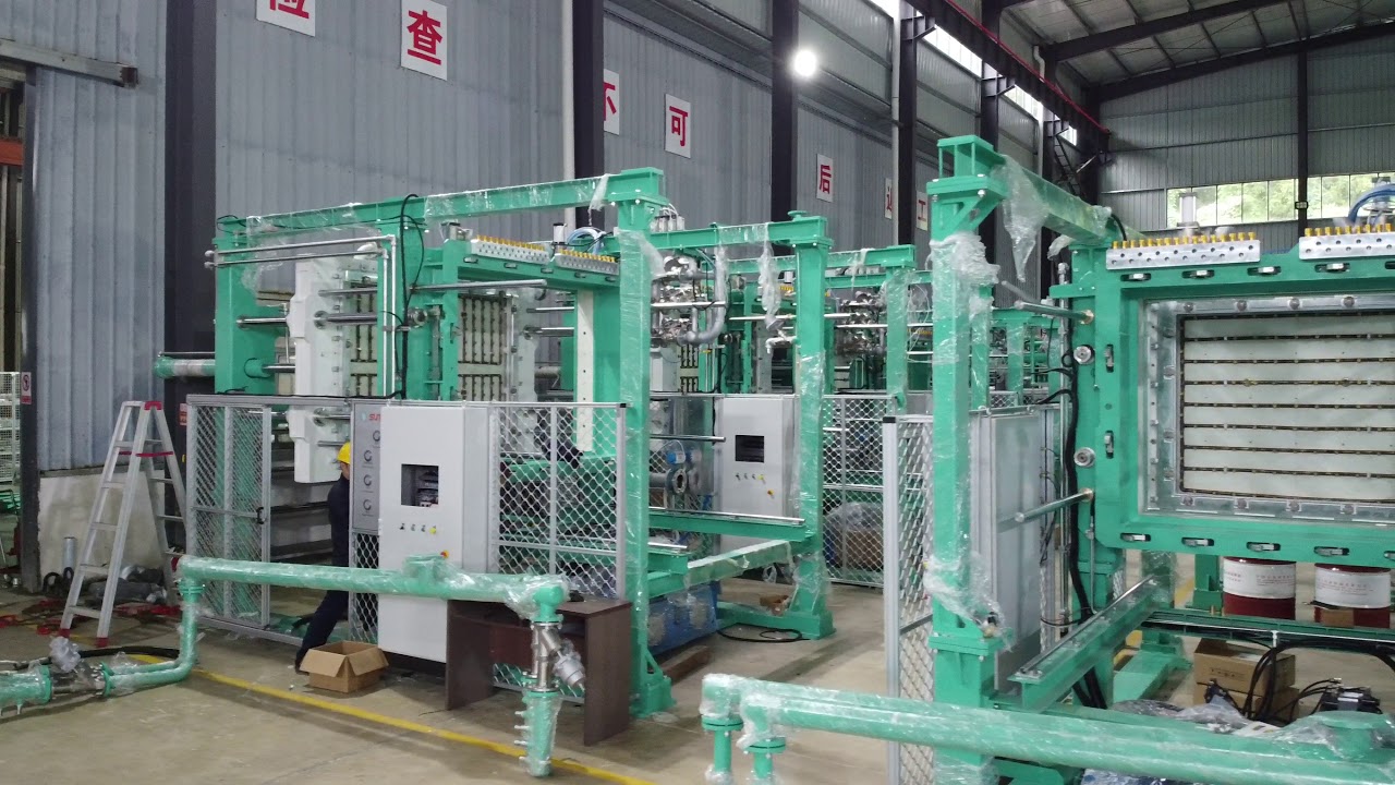 EPS shape moulding machines are in mass production