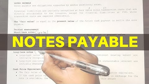 Intermediate Accounting 2 | Notes Payable (Part 1)