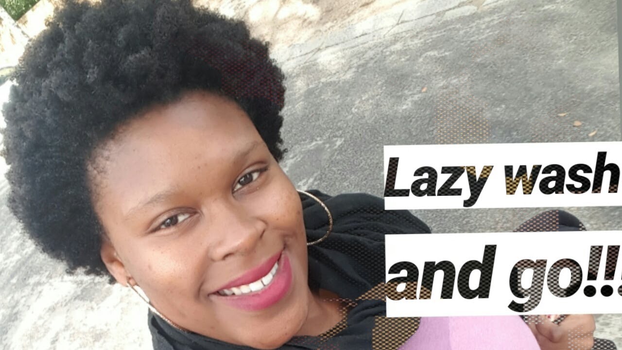Wash and go natural hair || South African YouTuber