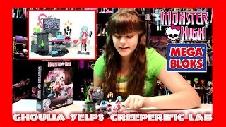 Monster High Mega Bloks Ghoulia Yelps Creeperific Lab Review by WookieWarrior23