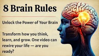8 Brain Rules || Learn English Through Book Summary 📖 || Improve Your English ✅️ || Graded Reader 🔥