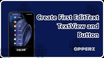 How to create EditText TextView and Button android