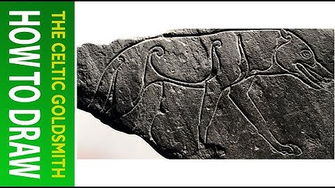 How to Draw Celtic Patterns 169 - Pictish Wolf - Part 1 of 5