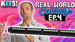 Patch Panels: Selecting AND Installing! Real World Cabling Ep.4 -  Keeping IT Simple