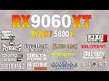 RX 9060 XT + Ryzen 7 5800x - Test in 15 Games 1440p