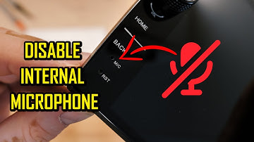 Android Head Unit Disable Internal Microphone