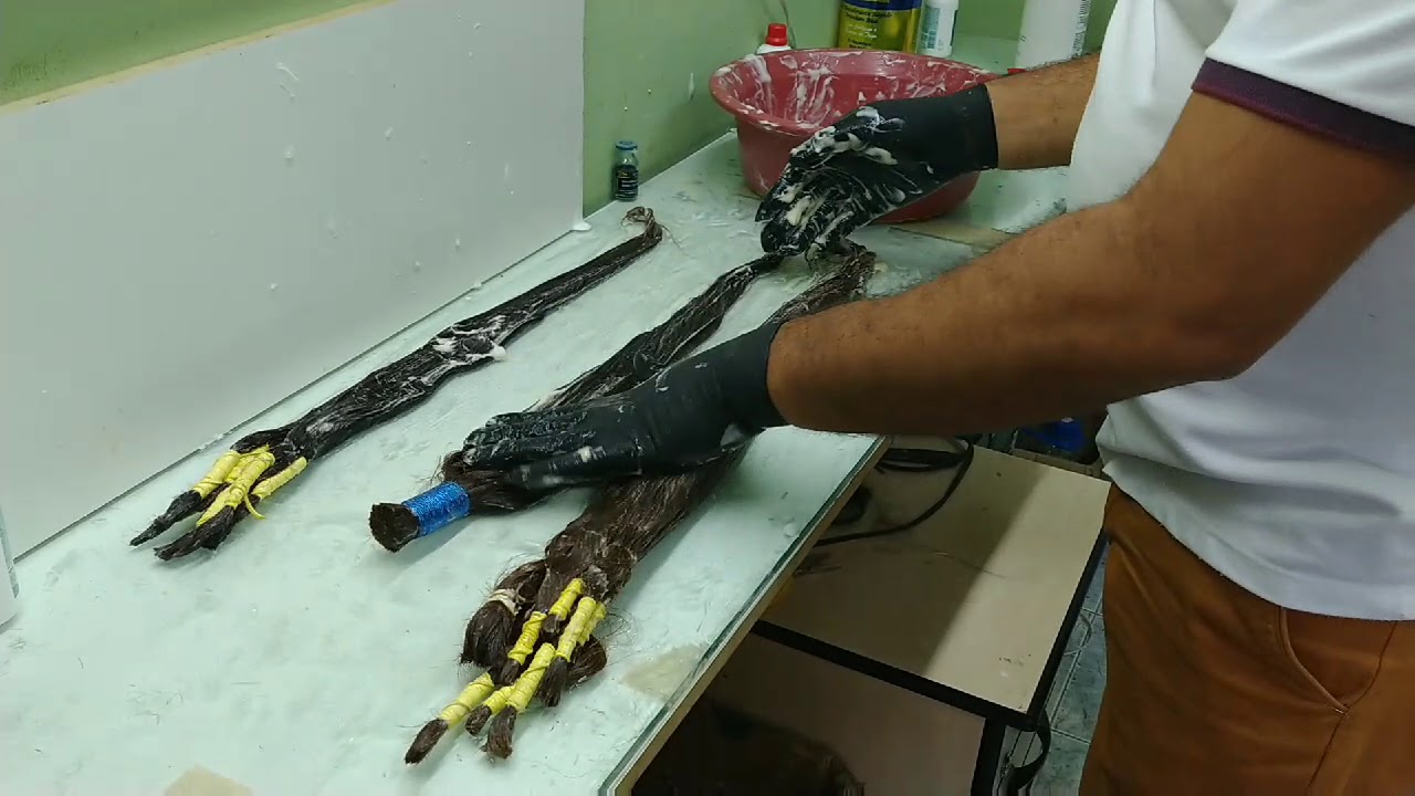 Como fazer uma descoloração em cabelos para MegaHair