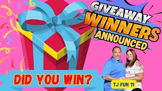 Prize Giveaway Winners Revealed! Are You a Winner? by TJ fun 71 91 views 1 month ago 10 minutes, 29 seconds