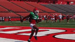 RFootball training camp practice highlights (8/4/17)