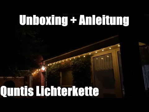 Video: Draht-Lichterkette für den Außenbereich