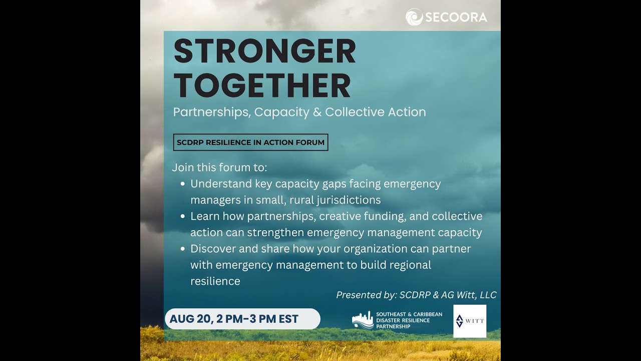 Stronger Together (SCDRP Resilience in Action Forum 8/20/26)