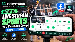 StreamMySport - How to Live Stream Sports to a Facebook Group | RTMP Tutorial screenshot 3