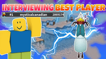 INTERVIEWING THE #1 BEST PLAYER!! (MysticalCanadian) - Roblox Noob Army Tycoon