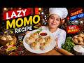 No Folding Viral Lazy Dumpling |LAZY MOMO Recipe | ये ट्राई कर ही लिया 🤯 | ना आटा गुथना ना बेलना