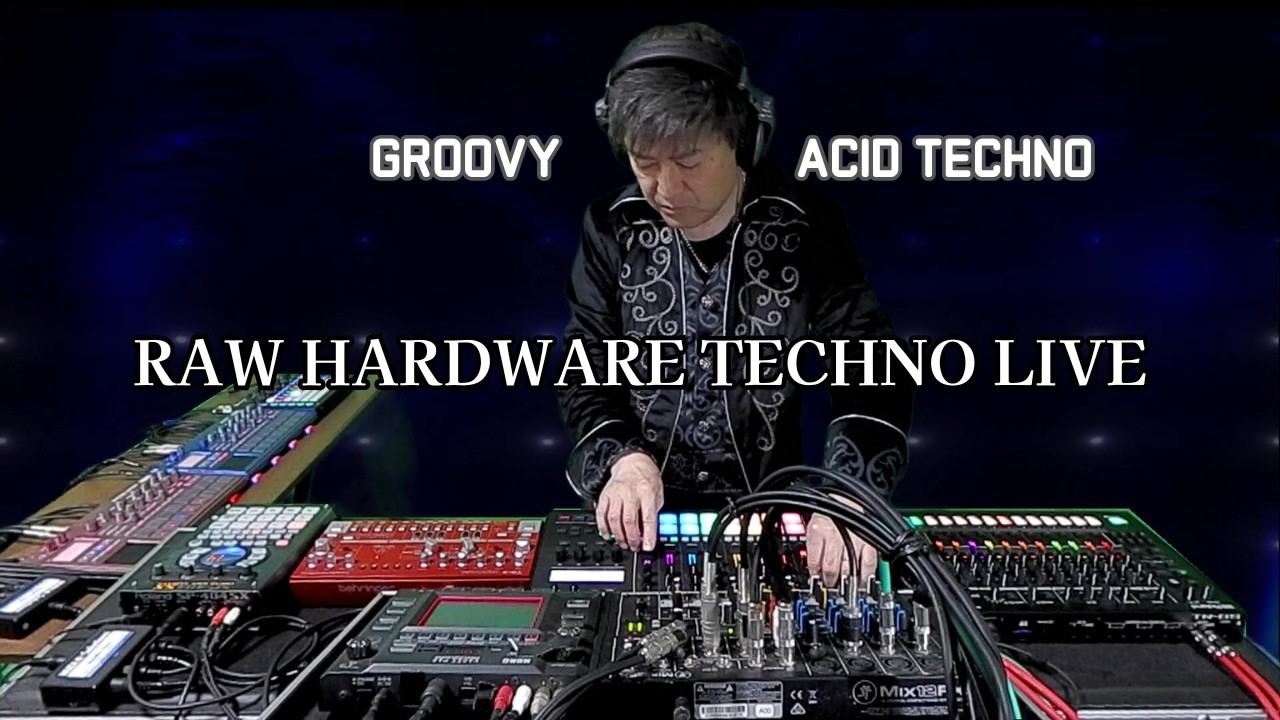 Groovy Acid Techno Jam | Roland vs KORG | TECHNO MIX WITH ORIGINAL TRACKS - SET 007
