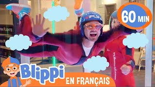 Blippi fait de la chute libre Indoor | Blippi en français | Vidéos éducatives pour enfants