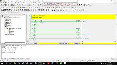 Belajar PLC-Rangkaian DOL, STAR DELTA dengan CX Programmer