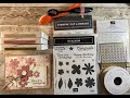 🌸In Bloom Card Tutorial Stampin' Up! Collage stamping background