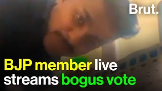 BJP member live streams bogus vote by Brut India 9,642 views 3 days ago 4 minutes, 5 seconds