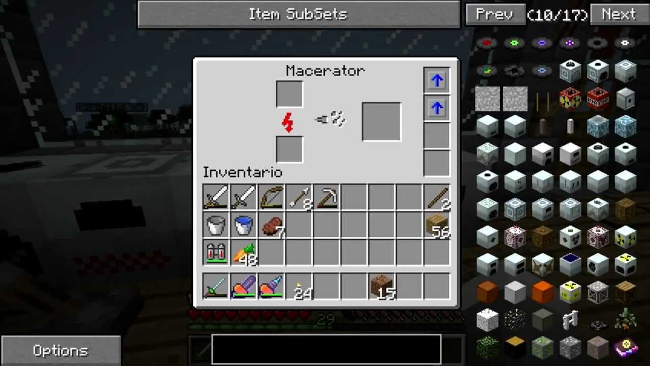 Minecraft Mods Episodio 25 "MFSU y Rotary Macerator" HD YouTube