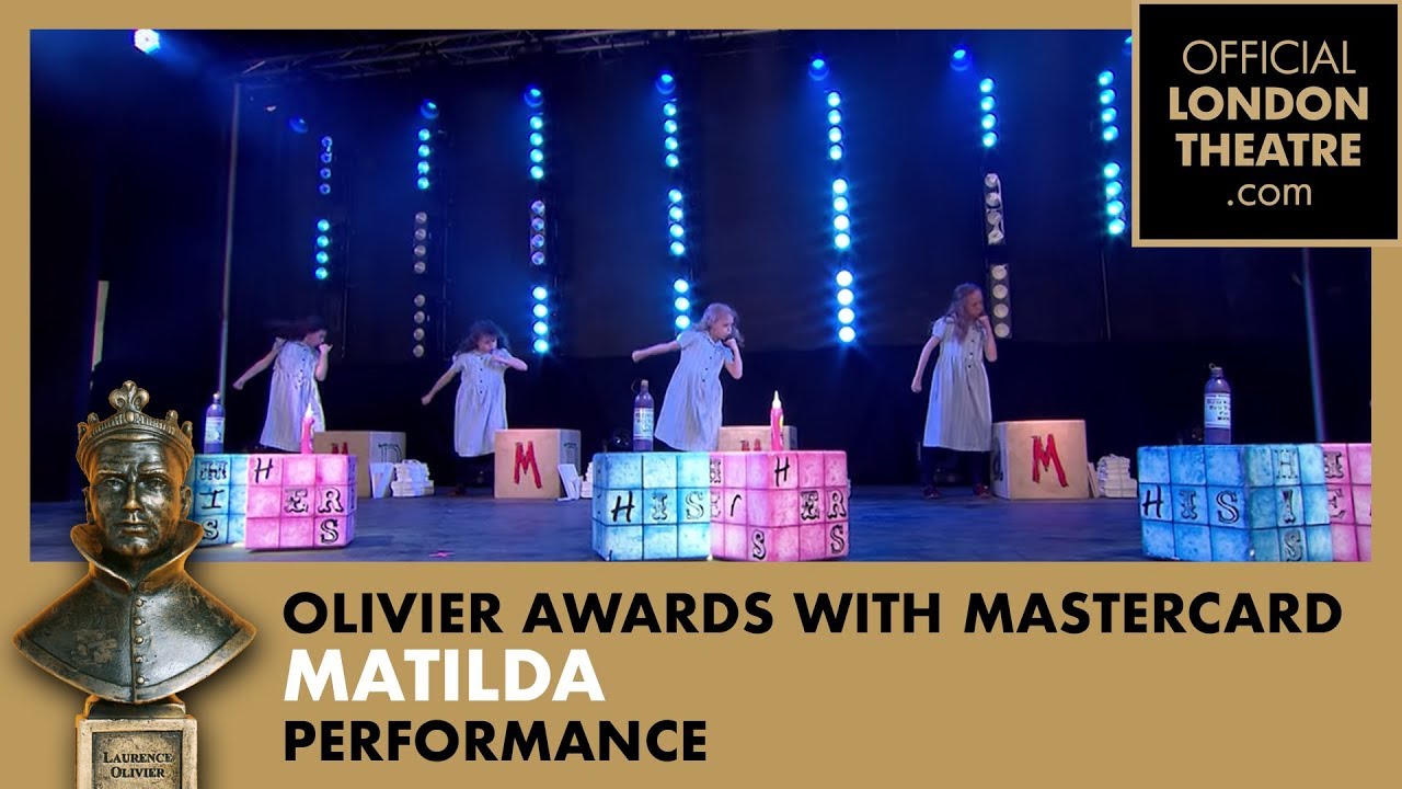 Matilda The Musical performs 'Naughty' in Covent Garden | Olivier Awards 2015 with Mastercard