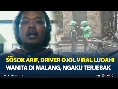 Sosok Arif, Driver Ojol Viral Ludahi Wanita di Malang, Ngaku Terjebak