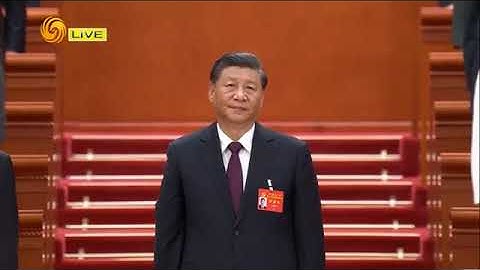 the Internationale at CCP 20th Congress | live version