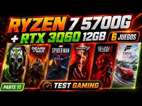 RYZEN 7 5700G + RTX 3060 12GB ¿La mejor combinación calidad-precio? Test en 6 juegos | Parte 11