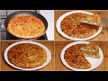 وصفة الأومليت الإسبانية😋| أسهل وصفة الإفطار | طورطية البطاطس السريعة | Spanish Omelette Recipe