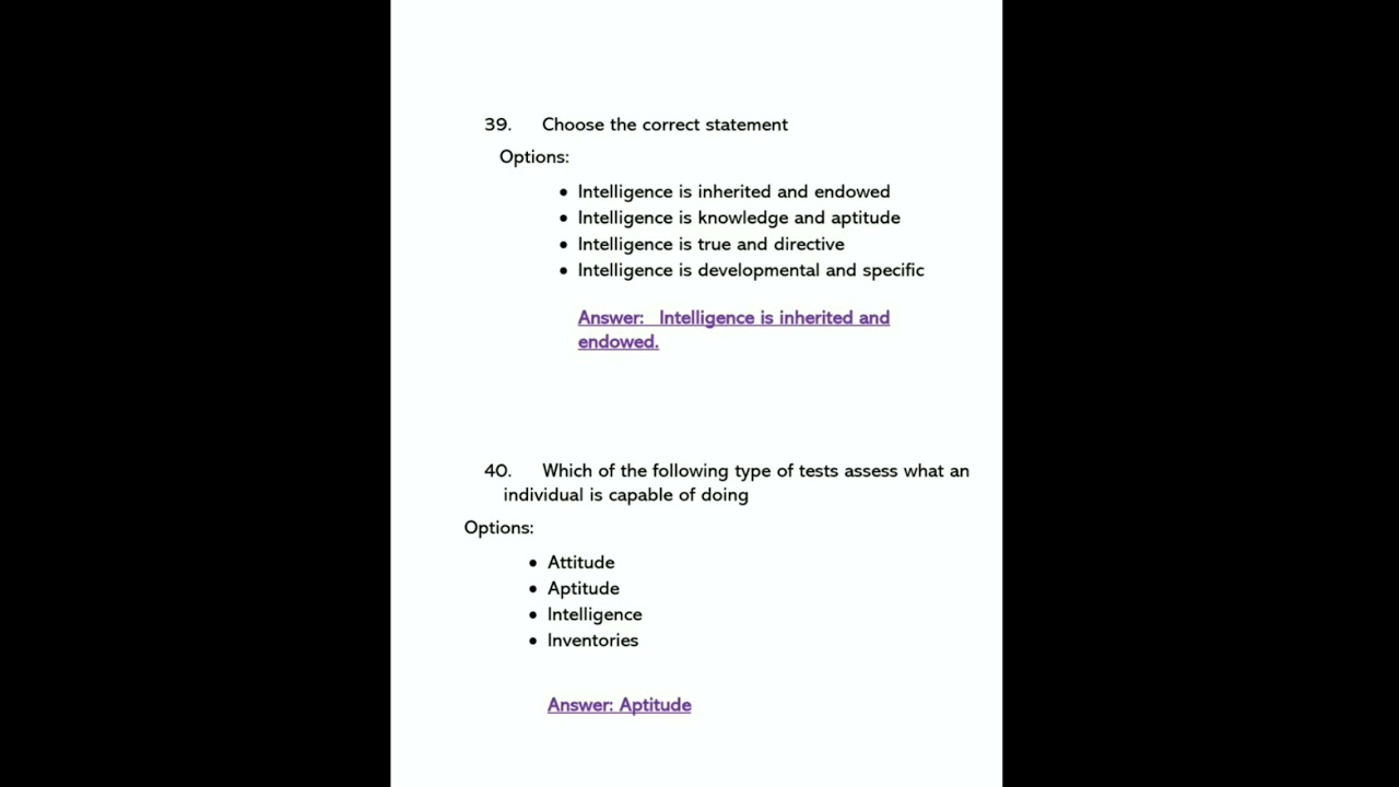 CPGET previous question paper 2018.. psychological counselling