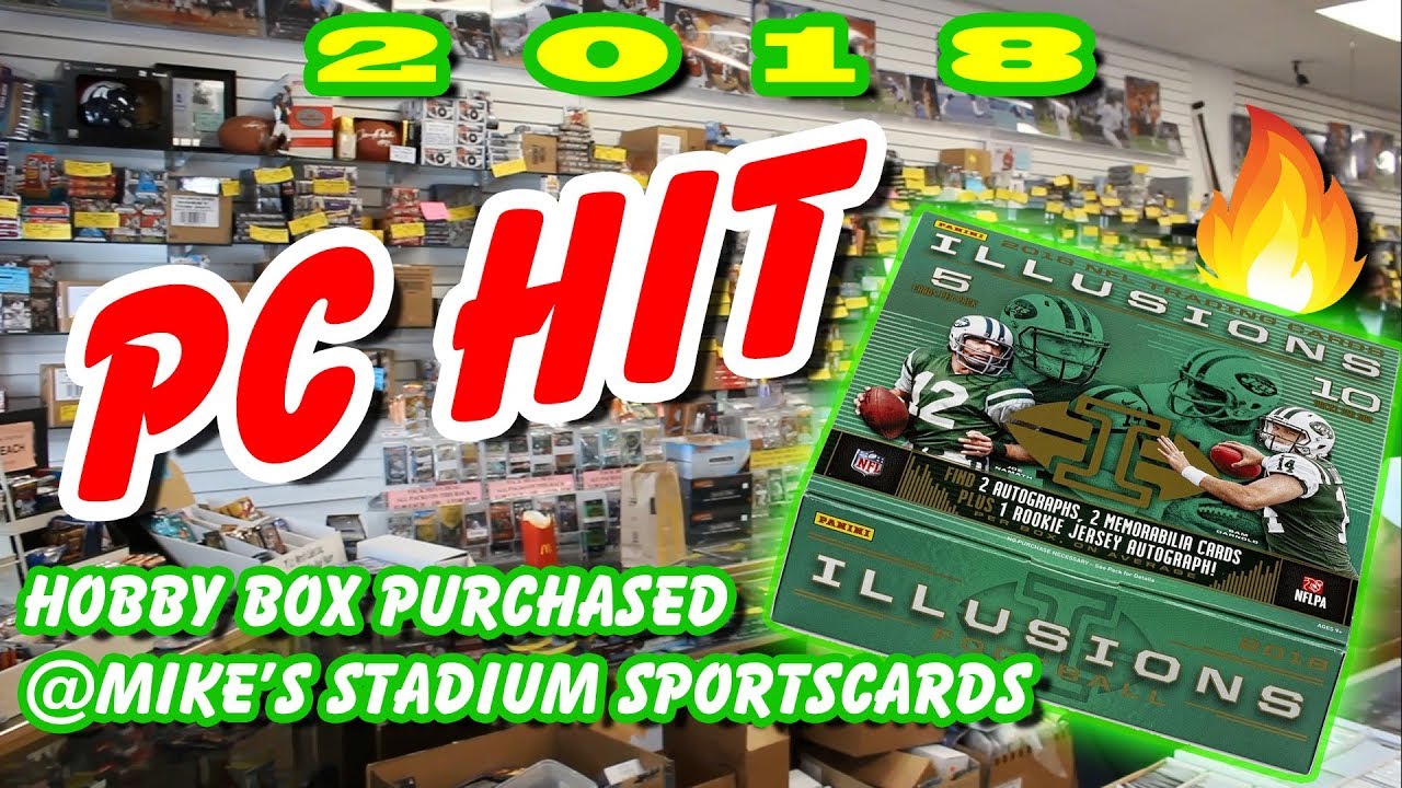 2018 Panini Illusions Football Hobby Box Break Football Card Pack