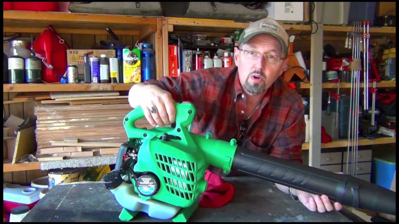 Hitachi Gas Powered Handheld Blower - YouTube