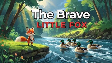 The Brave Little Fox | Short Story for Kids | Bedtime Stories for Kids | Learn English through Story