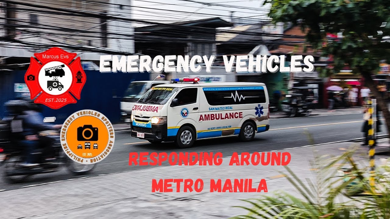 EMERGENCY VEHICLES RESPONDING AROUND METRO MANILA | EVS COMPILATION #3 | WITH RUMBLER USAGE????