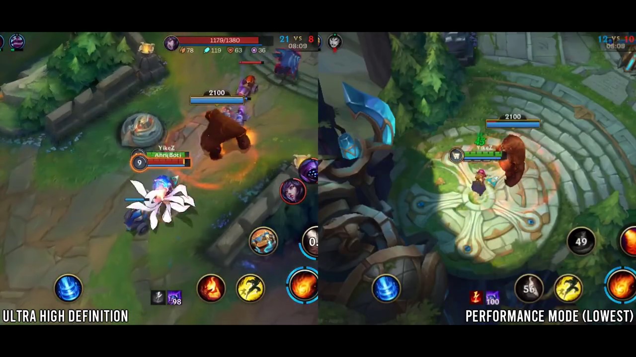 League Of Legends: Wild Rift - ULTRA HIGH DEFINITION GRAPHIC vs LOW ...