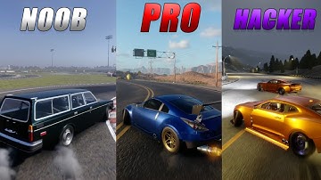 NOOB vs PRO vs HACKER - CAR X DRIFT RACING ONLINE