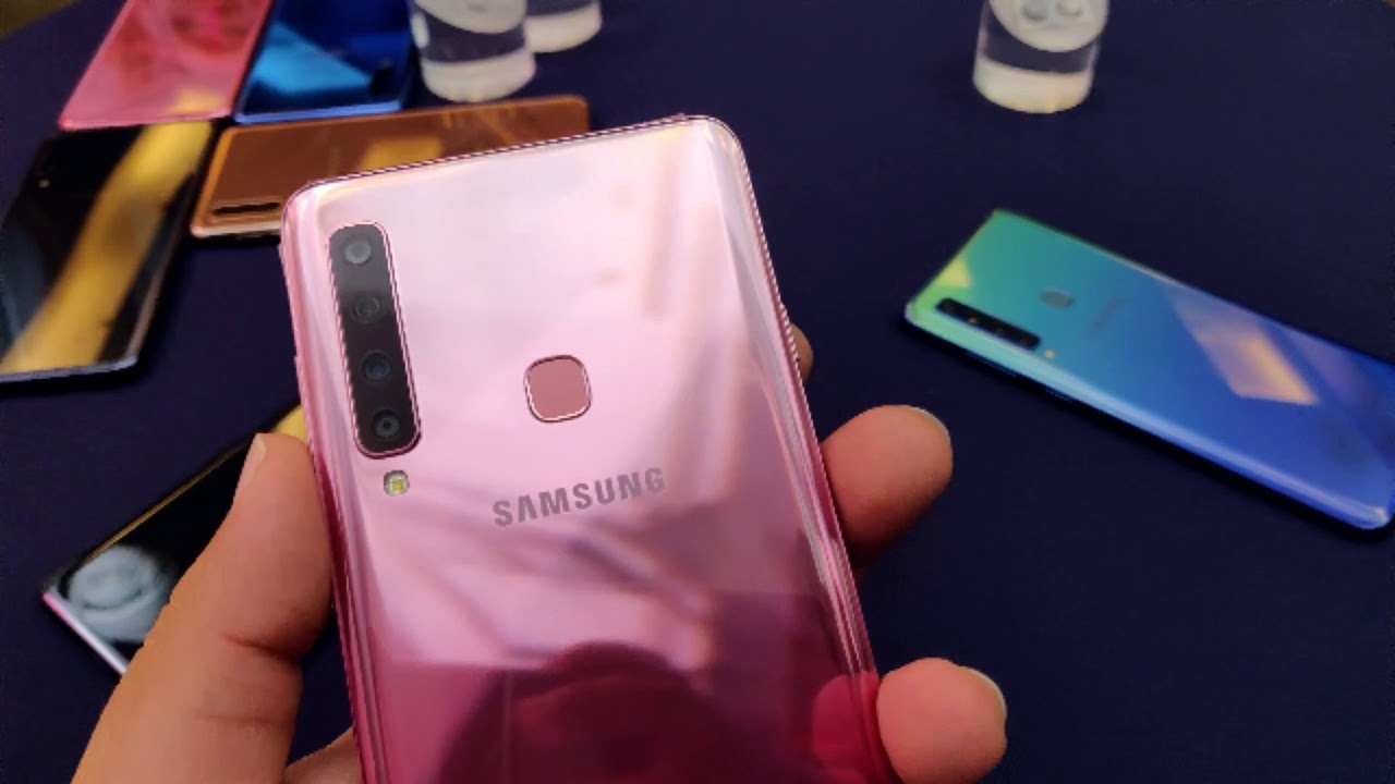 Samsung Galaxy A9 review: Galaxy A9 is the first Samsung phone with four  cameras and it comes in Bubblegum Pink - CNET