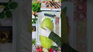 طريقة تقطيع البطيخ من تقديم شيف الأحساء/Fruit slicing#بطيخ#تزيين_فواكه#بطيخ#shorts