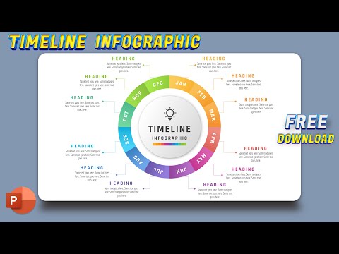 26.PowerPoint விளக்கக்காட்சி - 12 மாத காலவரிசை தரவு காட்சிப்படுத்தல் | ஜனவரி முதல் டிசம்பர் வரையிலான காலவரிசை டெம்ப்ளேட்