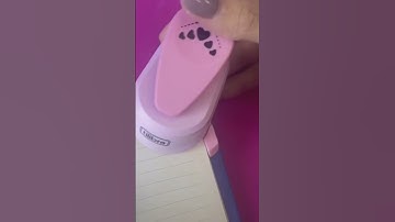 Uenhoy 1 Inch Heart Paper Punch, Heart Punch, Heart Hole Punch, 25mm Heart-Shaped Craft Puncher