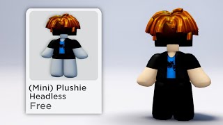 HOW TO BE A CUTE MINI ROBLOX AVATAR WITH HEADLESS FOR ACTUALLY FREE!(2024)