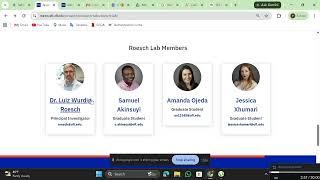 University of Florida-Roesch lab-open for Fall 2026 uptake