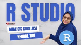 Tutorial cara analisis Korelasi Kendall Tau di R Studio screenshot 1