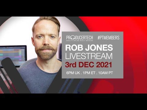 Rob Jones Member Livestream - Friday 3rd December @ 18.00 GMT
