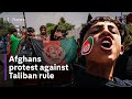 Afghanistan: Protesters take to the streets to challenge Taliban rule