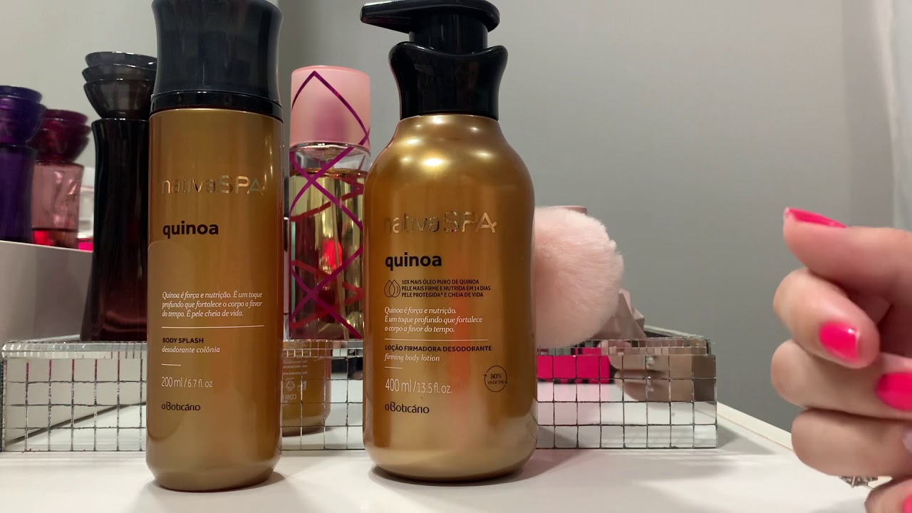 Resenha Quinoa Nativa Spa 💗 Hidratante e Body Splash YouTube