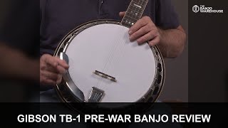Gibson TB-1 Pre-War Banjo Review | Original 1940s 5-String Conversion | Geoff Hohwald