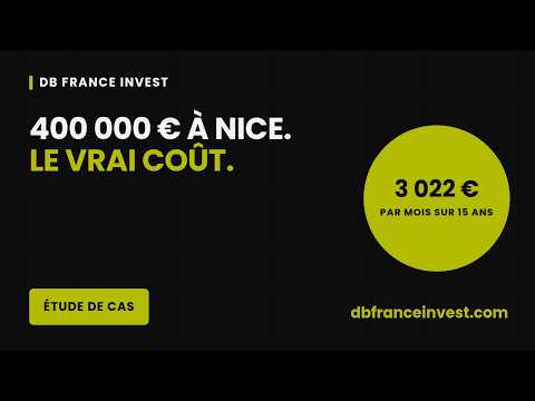 Financer 400 000 € à Nice : le vrai coût du crédit