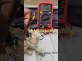 Water inlet valves solenoids resistance testing #washer #dryer #shorts